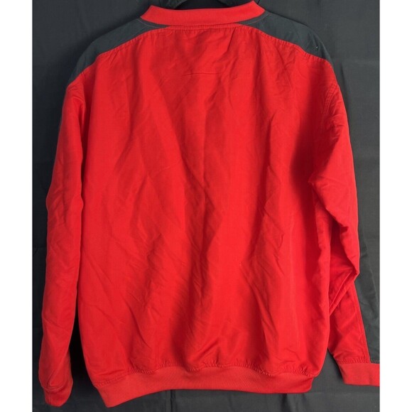 Georgia Bulldogs NCAA Athletics Pullover Jacket Windbreaker V Neck Men's sz M - Picture 8 of 12